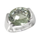 Green Amethyst Ring 2006/R ~ FREE SHIPPING ~