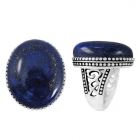 Lapis Lazuli Ring 5121/OXI ~ FREE SHIPPING ~